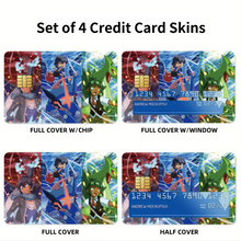 Load image into Gallery viewer, Anime Pokémonr Credit Card Skins (4-in-1 Pack)