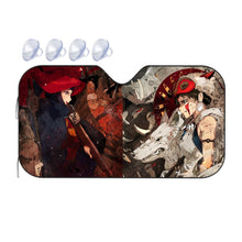 Load image into Gallery viewer, Anime Princess Mononoke  Car Sunshade