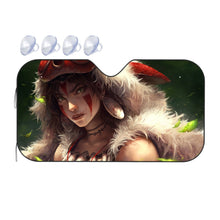 Load image into Gallery viewer, Anime Princess Mononoke Car Sunshade