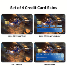 Load image into Gallery viewer, Anime Princess Mononoke Credit Card Skins (4-in-1 Pack)
