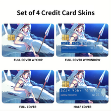 Load image into Gallery viewer, Anime Princess Mononoke Credit Card Skins (4-in-1 Pack)