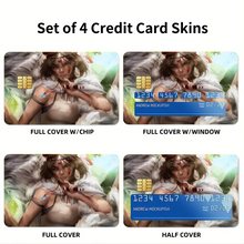 Load image into Gallery viewer, Anime Princess Mononoke Credit Card Skins (4-in-1 Pack)