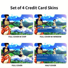 Load image into Gallery viewer, Anime Princess Mononoke Credit Card Skins (4-in-1 Pack)