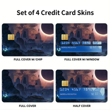 Load image into Gallery viewer, Anime Princess Mononoke Credit Card Skins (4-in-1 Pack)