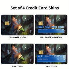 Load image into Gallery viewer, Anime Princess Mononoke Credit Card Skins (4-in-1 Pack)