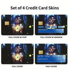 Load image into Gallery viewer, Anime Princess Mononoke Credit Card Skins (4-in-1 Pack)