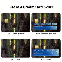 Load image into Gallery viewer, Anime Princess Mononoke Credit Card Skins (4-in-1 Pack)