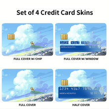 Load image into Gallery viewer, Anime Princess Mononoke Credit Card Skins (4-in-1 Pack)