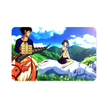 Load image into Gallery viewer, Anime Princess Mononoke Credit Card Skins (4-in-1 Pack)