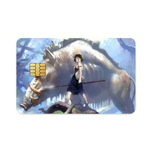 Load image into Gallery viewer, Anime Princess Mononoke Credit Card Skins (4-in-1 Pack)