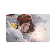 Load image into Gallery viewer, Anime Princess Mononoke Credit Card Skins (4-in-1 Pack)