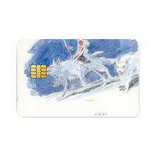Load image into Gallery viewer, Anime Princess Mononoke Credit Card Skins (4-in-1 Pack)