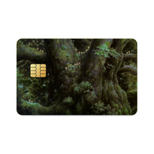 Load image into Gallery viewer, Anime Princess Mononoke Credit Card Skins (4-in-1 Pack)