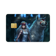 Load image into Gallery viewer, Anime Princess Mononoke Credit Card Skins (4-in-1 Pack)
