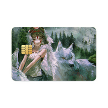 Load image into Gallery viewer, Anime Princess Mononoke Credit Card Skins (4-in-1 Pack)