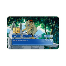 Load image into Gallery viewer, Anime Princess Mononoke Credit Card Skins (4-in-1 Pack)