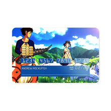 Load image into Gallery viewer, Anime Princess Mononoke Credit Card Skins (4-in-1 Pack)