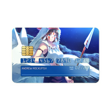 Load image into Gallery viewer, Anime Princess Mononoke Credit Card Skins (4-in-1 Pack)