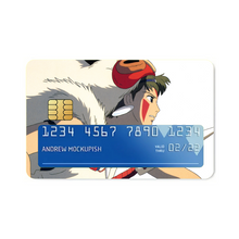 Load image into Gallery viewer, Anime Princess Mononoke Credit Card Skins (4-in-1 Pack)