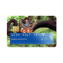 Load image into Gallery viewer, Anime Princess Mononoke Credit Card Skins (4-in-1 Pack)