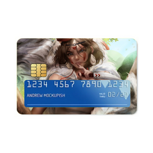 Load image into Gallery viewer, Anime Princess Mononoke Credit Card Skins (4-in-1 Pack)