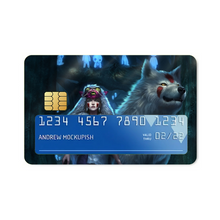 Load image into Gallery viewer, Anime Princess Mononoke Credit Card Skins (4-in-1 Pack)