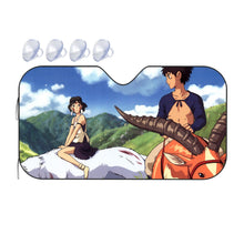 Load image into Gallery viewer, Anime Princess Mononoker Car Sunshade