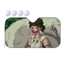 Load image into Gallery viewer, Anime Princess Mononoker Car Sunshade