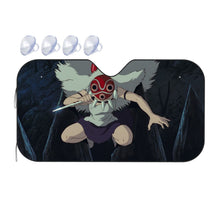 Load image into Gallery viewer, Anime Princess Mononoker Car Sunshade