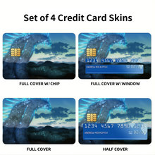 Load image into Gallery viewer, Anime Princess Mononoker Credit Card Skins (4-in-1 Pack)
