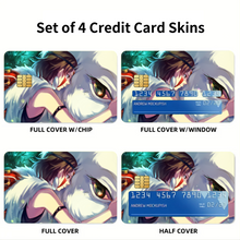 Load image into Gallery viewer, Anime Princess Mononoker Credit Card Skins (4-in-1 Pack)