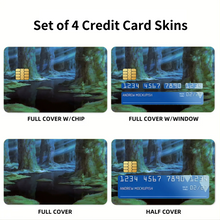 Load image into Gallery viewer, Anime Princess Mononoker Credit Card Skins (4-in-1 Pack)