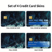 Load image into Gallery viewer, Anime Princess Mononoker Credit Card Skins (4-in-1 Pack)