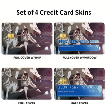 Load image into Gallery viewer, Anime Princess Mononoker Credit Card Skins (4-in-1 Pack)