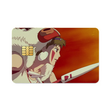 Load image into Gallery viewer, Anime Princess Mononoker Credit Card Skins (4-in-1 Pack)