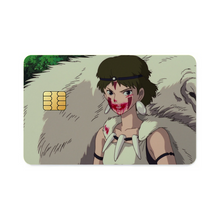 Load image into Gallery viewer, Anime Princess Mononoker Credit Card Skins (4-in-1 Pack)