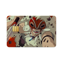 Load image into Gallery viewer, Anime Princess Mononoker Credit Card Skins (4-in-1 Pack)