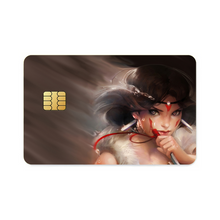Load image into Gallery viewer, Anime Princess Mononoker Credit Card Skins (4-in-1 Pack)