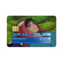 Load image into Gallery viewer, Anime Princess Mononoker Credit Card Skins (4-in-1 Pack)