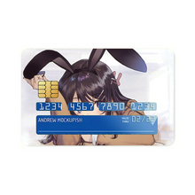 Load image into Gallery viewer, Anime Rascal Does Not Dream of Bunny Girl Senpai Credit Card Skins (4-in-1 Pack)
