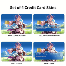 Load image into Gallery viewer, Anime Re:ZERO -Starting Life in Another World- Credit Card Skins (4-in-1 Pack)
