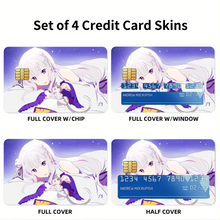 Load image into Gallery viewer, Anime Re:ZERO -Starting Life in Another World- Credit Card Skins (4-in-1 Pack)