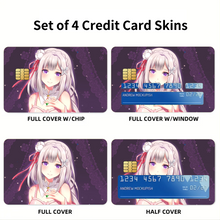 Load image into Gallery viewer, Anime Re:ZERO -Starting Life in Another World- Credit Card Skins (4-in-1 Pack)