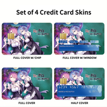 Load image into Gallery viewer, Anime Re:ZERO -Starting Life in Another World- Credit Card Skins (4-in-1 Pack)