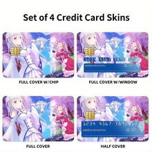 Load image into Gallery viewer, Anime Re:ZERO -Starting Life in Another World- Credit Card Skins (4-in-1 Pack)