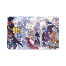 Load image into Gallery viewer, Anime Re:ZERO -Starting Life in Another World- Credit Card Skins (4-in-1 Pack)