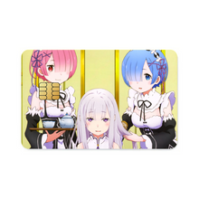 Load image into Gallery viewer, Anime Re:ZERO -Starting Life in Another World- Credit Card Skins (4-in-1 Pack)