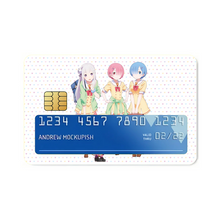 Load image into Gallery viewer, Anime Re:ZERO -Starting Life in Another World- Credit Card Skins (4-in-1 Pack)