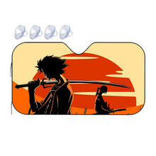 Load image into Gallery viewer, Anime Samurai Champloo Car Sunshade