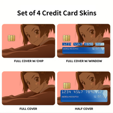 Load image into Gallery viewer, Anime Samurai Champloo Credit Card Skins (4-in-1 Pack)